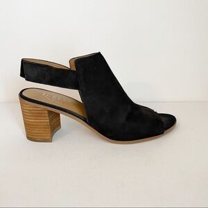 Franco Sarto Sling Back Peep Toe Helix Sandals - 9.5